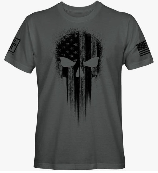 Short Sleeve American Skull T-Shirt